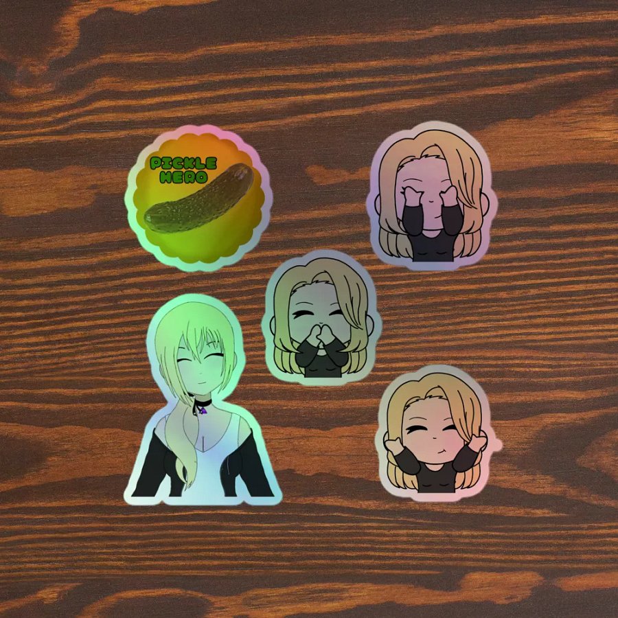 Pickle Hero Emotion Expressions Sticker Set product image (3)
