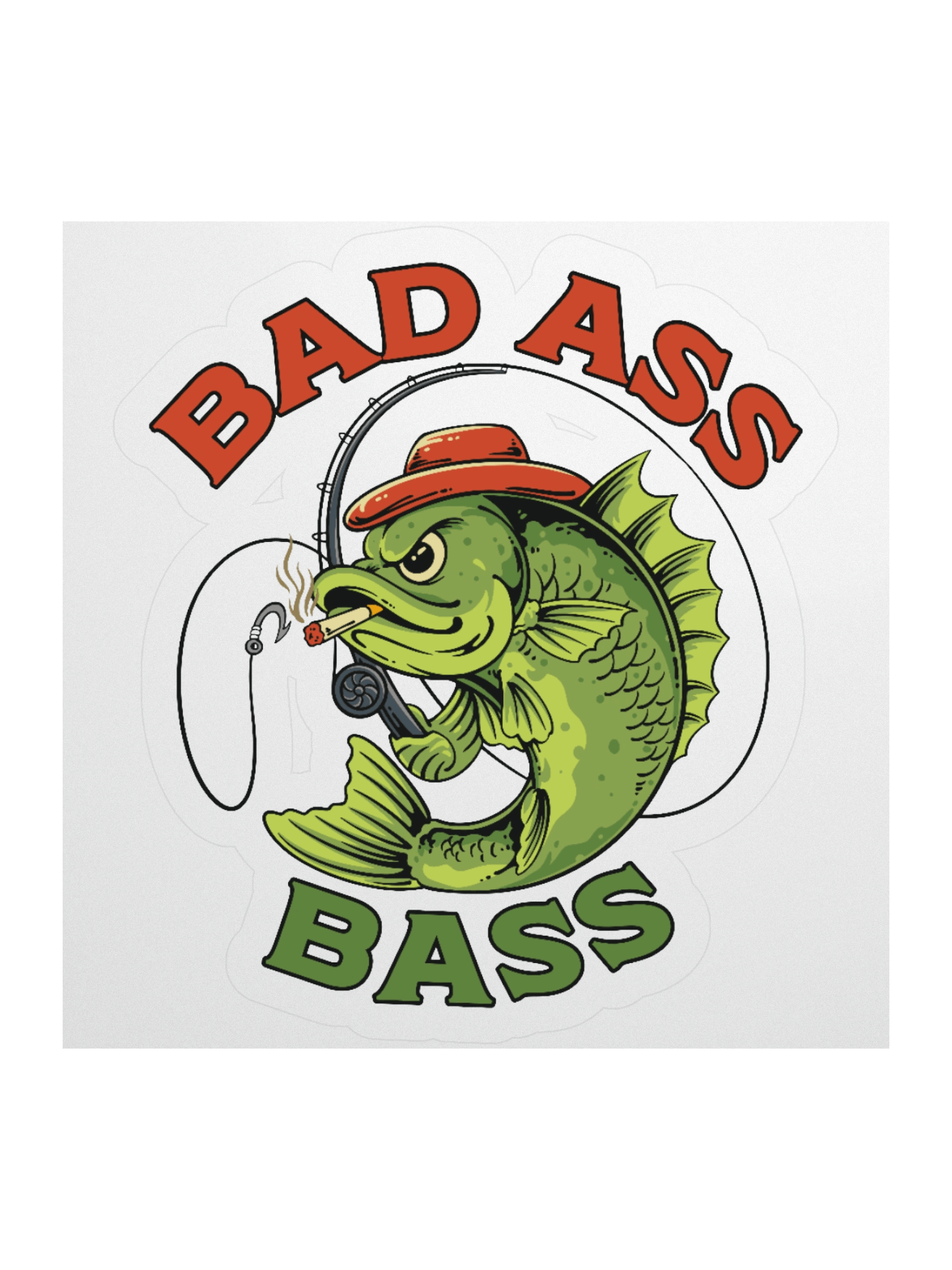 Bad Ass Bass Sticker product image (1)