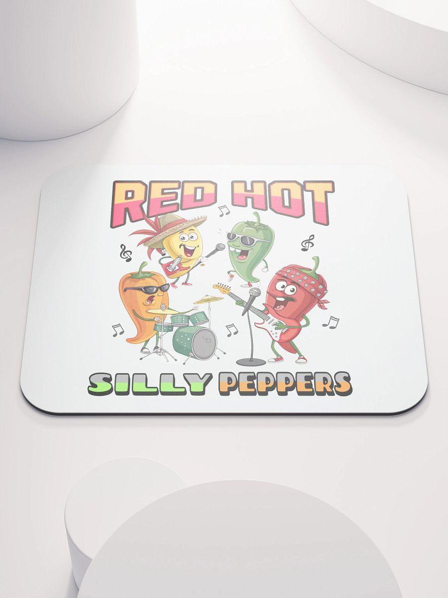 Red Hot Silly Peppers Music Mouse Pad product image (2)