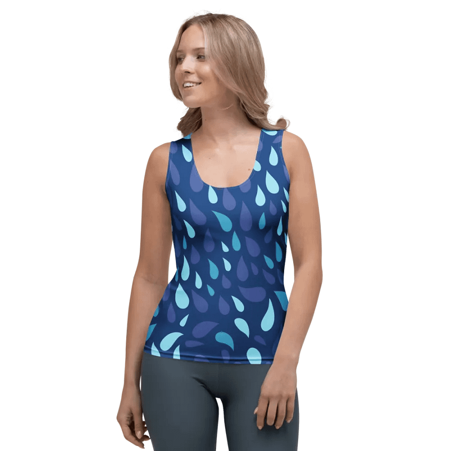 Swirling Teardrops Women's Tank Top product image (1)