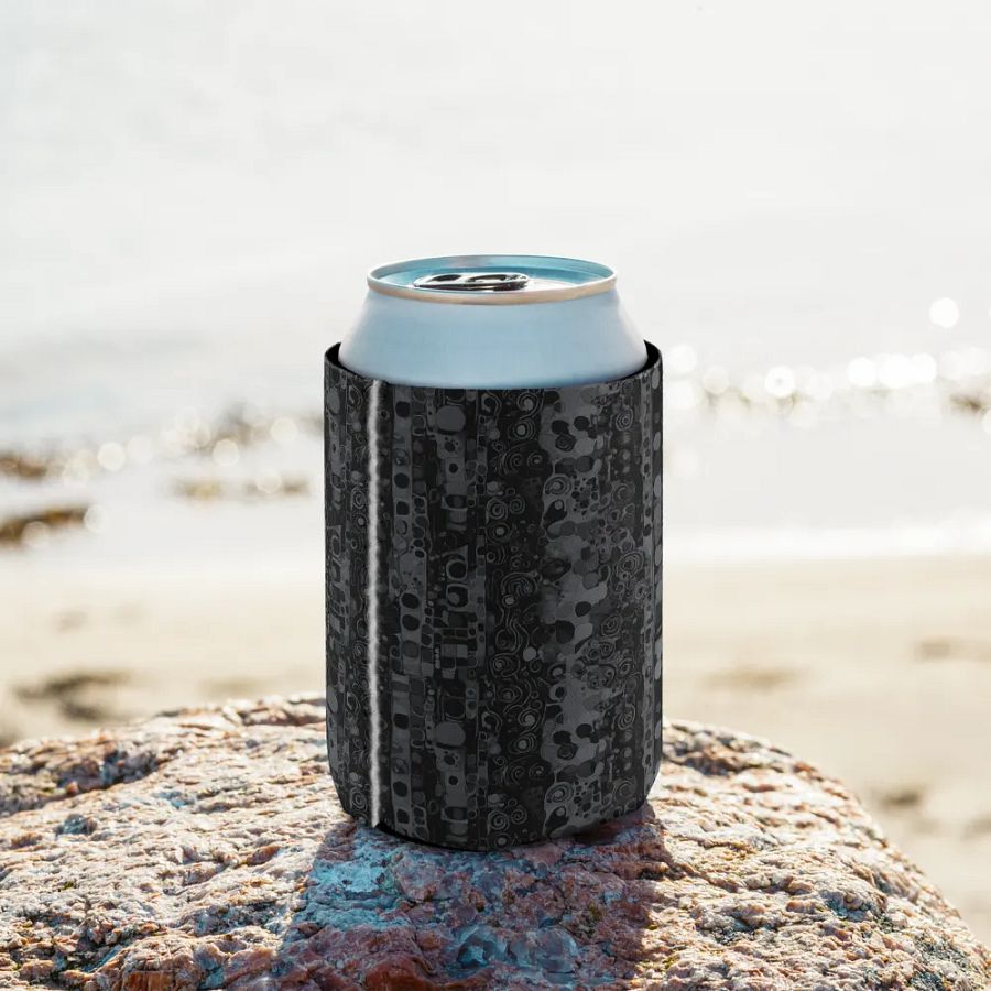 Geometric Vibes Can Cooler product image (10)