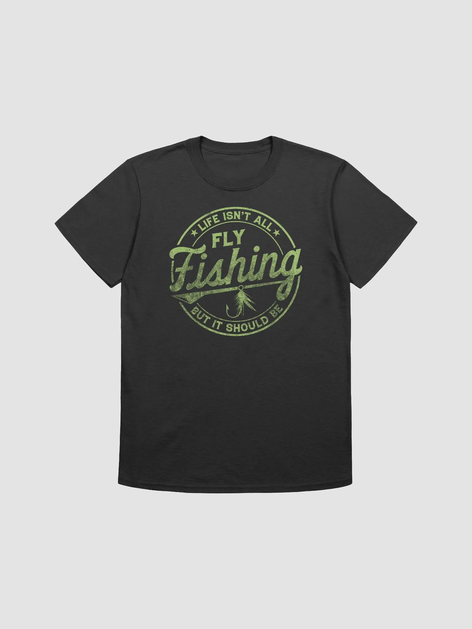 Fly Fishing Gildan 64000 Unisex Tshirt product image (3)