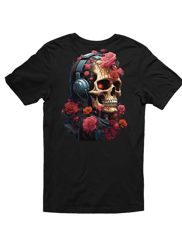 Floral Skull Graphic Oath Esports Logo T-Shirt product image (10)