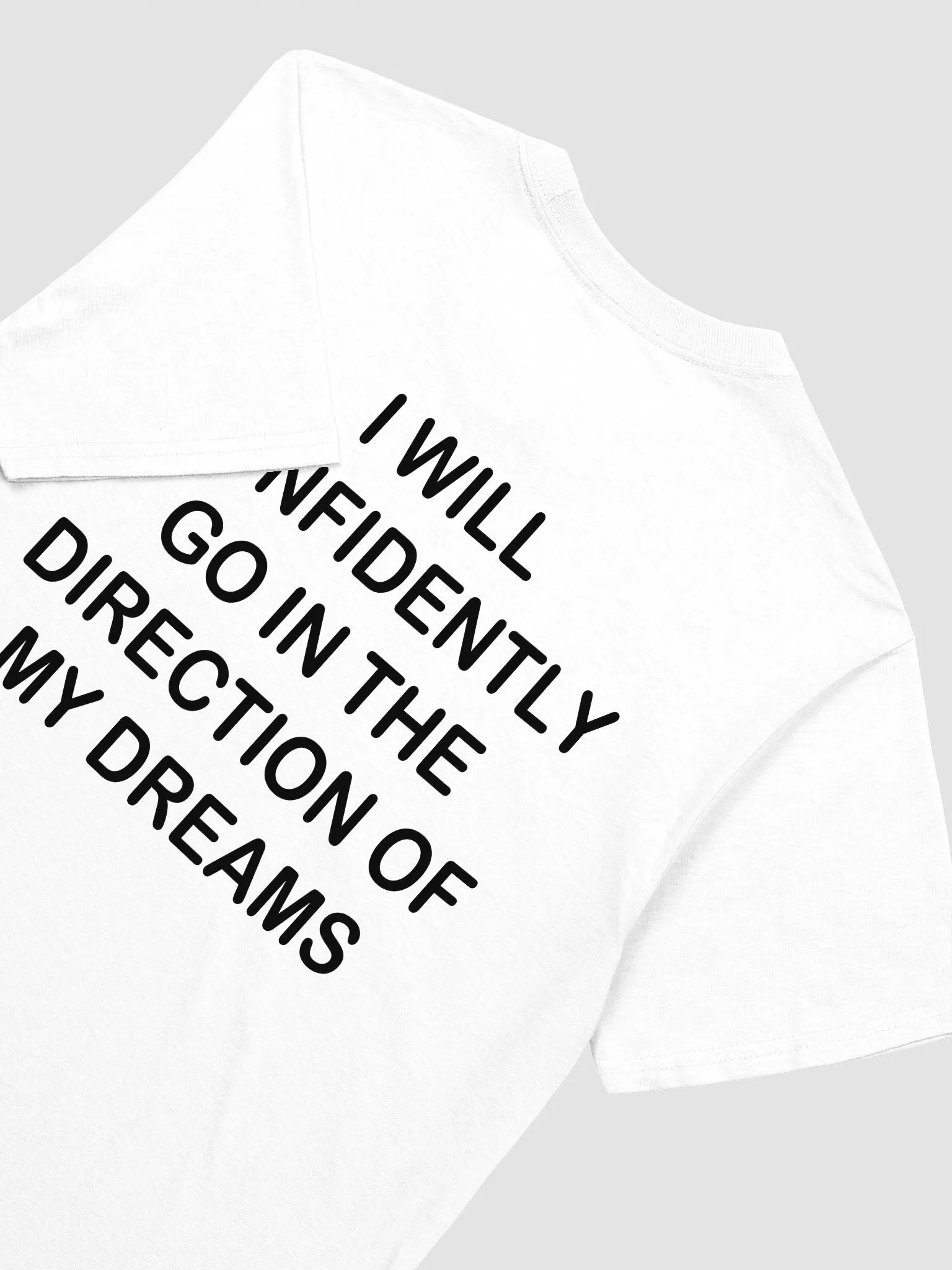 i will confidently go in the direction of my dreams - Softstyle T-Shirt product image (3)