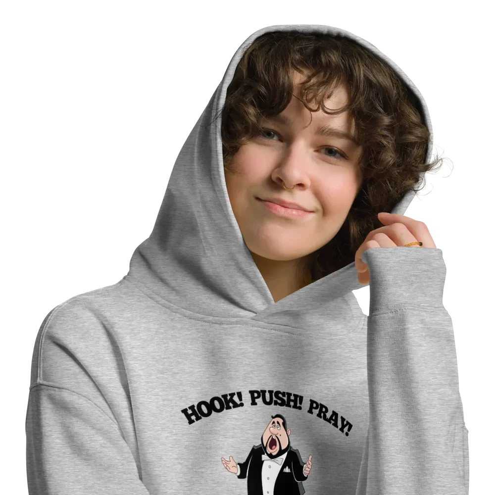 Premium Oversized Hoodie - "HOOK! PUSH! PRAY! product image (9)