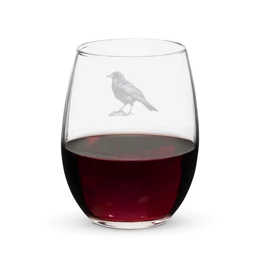 Prestige Crow Stemless Wine Glass - Motif I product image (6)
