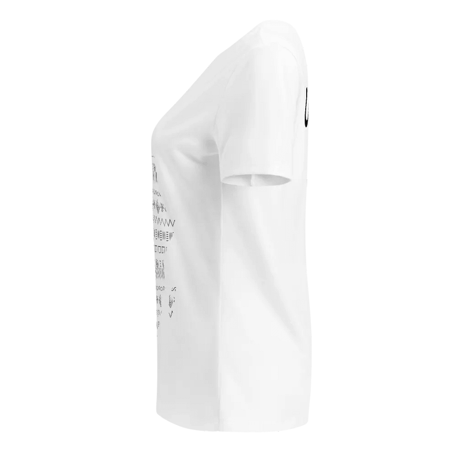 Uhuru - Women's White Africa Pattern Tee product image (3)