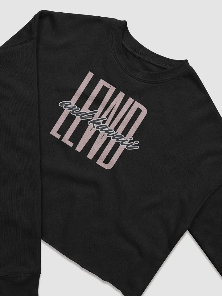 Lewd and Kawaii Cropped Sweater product image (2)