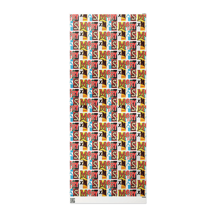 Merry X-Mas Wrapping Paper Roll product image (3)