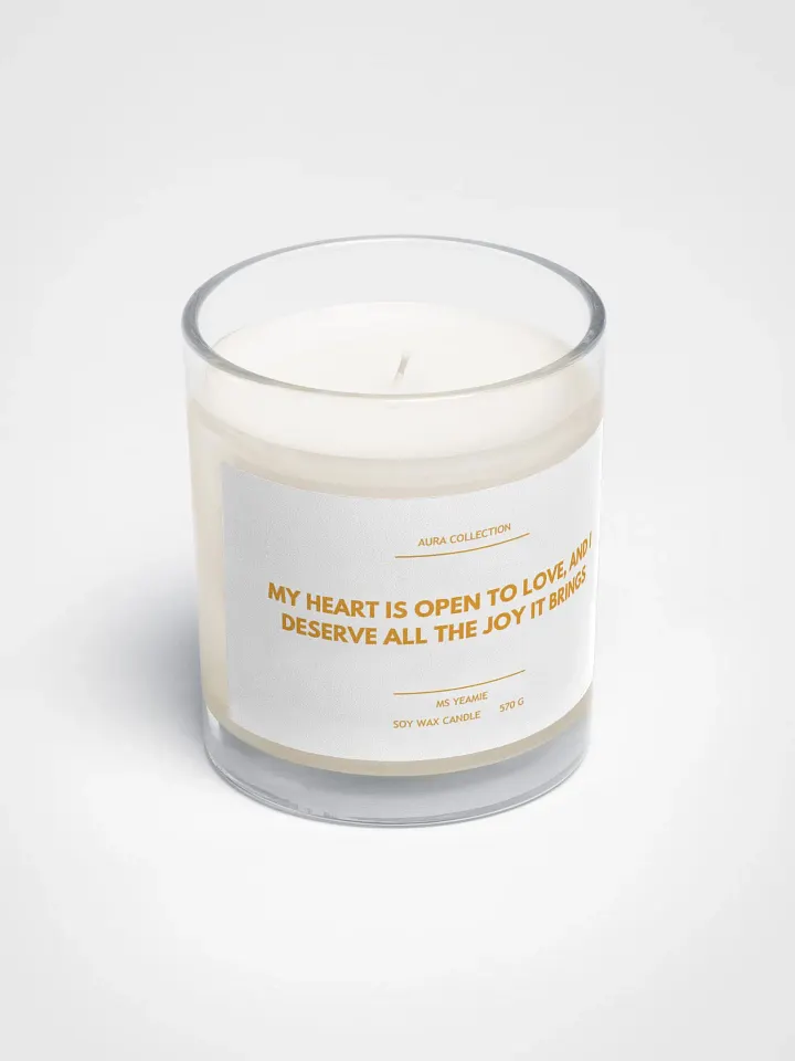 AURA COLLECTION Soy Wax Candle: Open Your Heart product image (2)