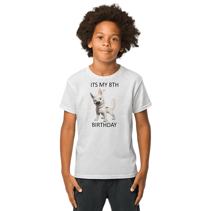 Bolt 8th Birthday Youth Sports Tee product image (8)