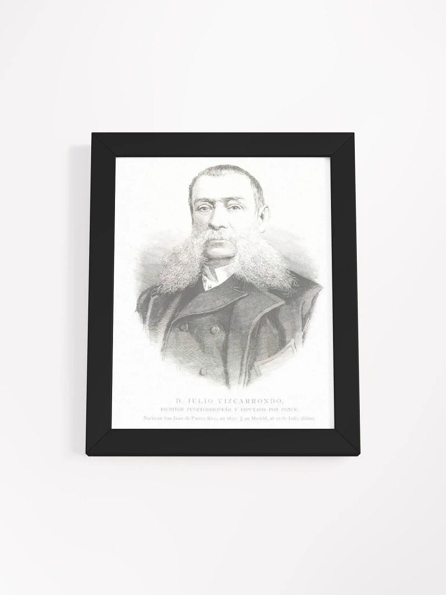 Cuadro - D. Julio C. Vizcarrondo y Coronado: Diputado Provincia de Puerto Rico product image (1)