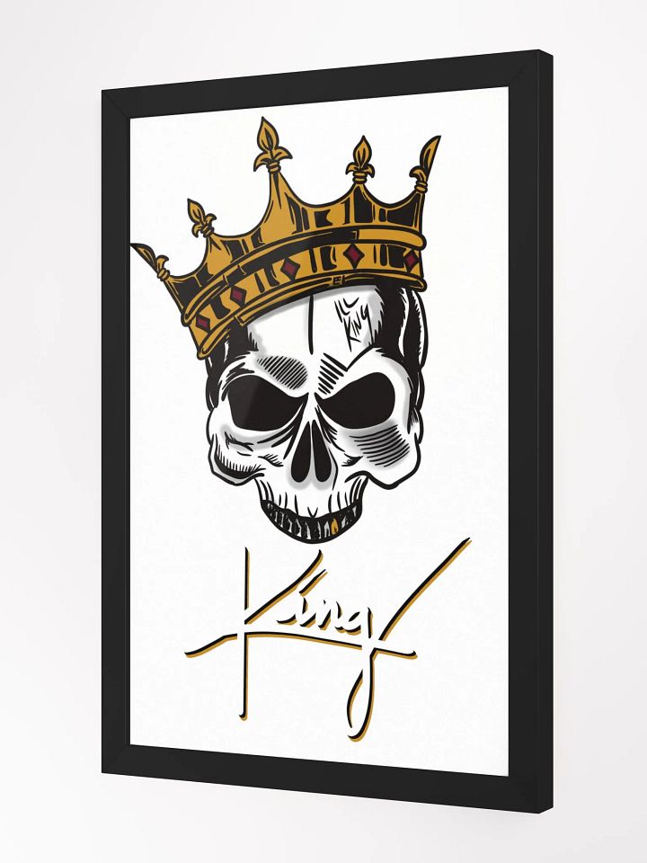 Framed King Poster (White) product image (2)