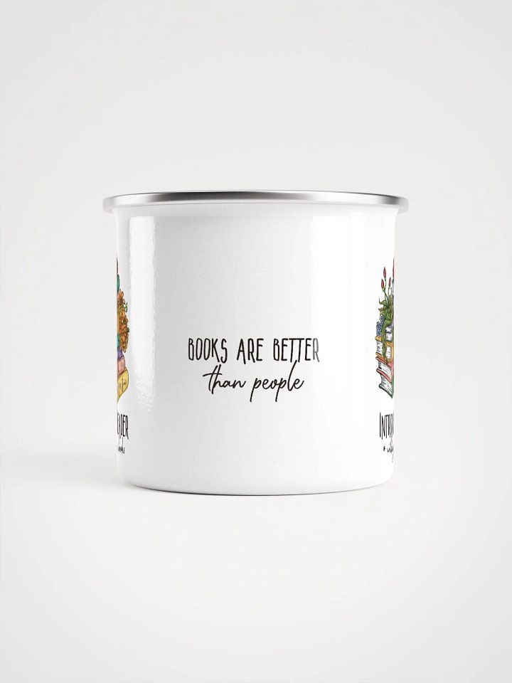 Introverted Reader Enamel Mug product image (2)