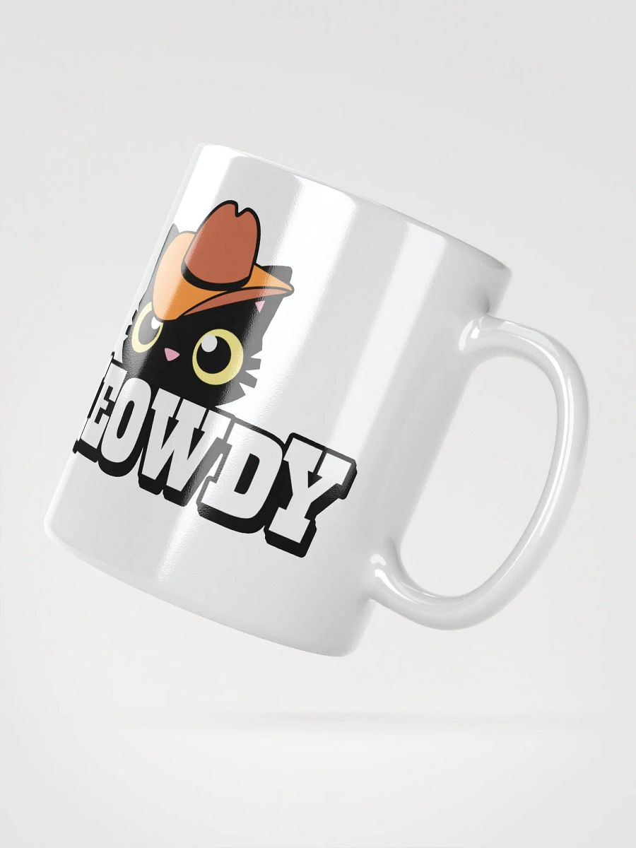 Meowdy Mug: Adorable Cat Cowboy Ceramic Coffee Mug product image (3)