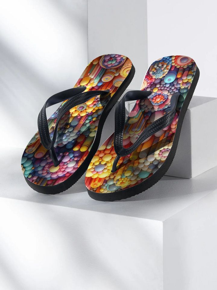 Kaleidoscope Silhouette Flip-Flops product image (1)