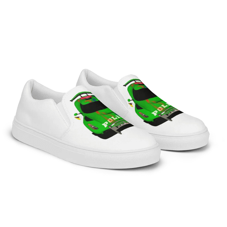 Reversed Race Car Women's Slip-Ons product image (9)
