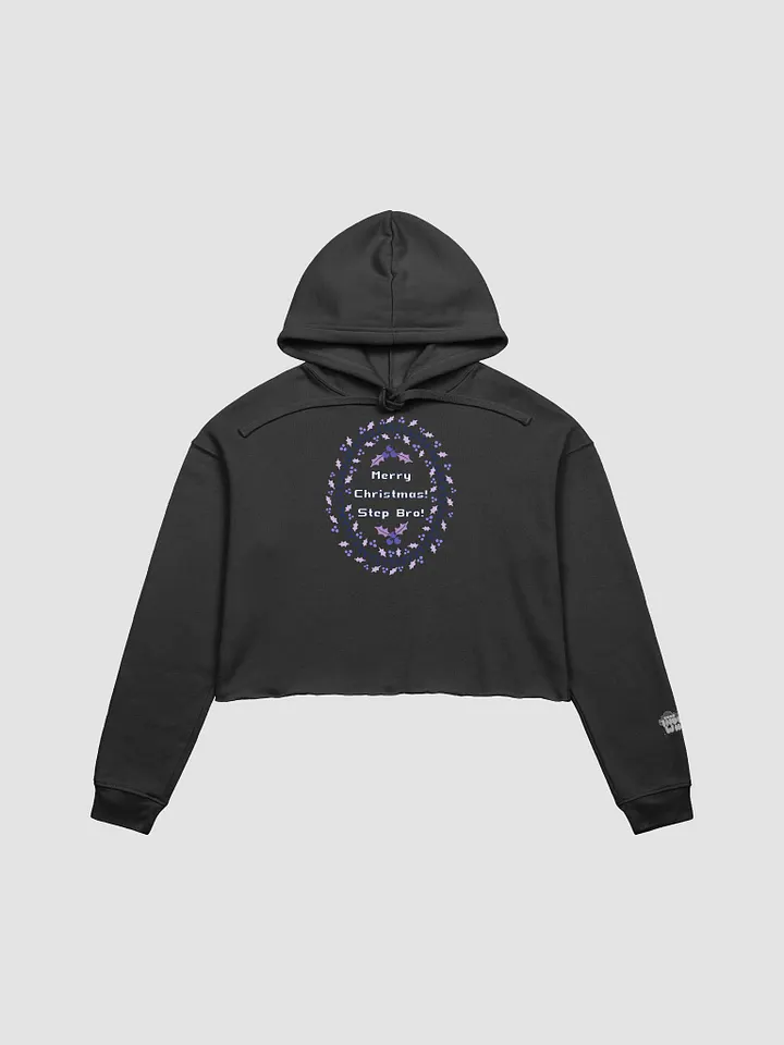 Step Bro Christmas Cropped Hoodie - Blue product image (2)