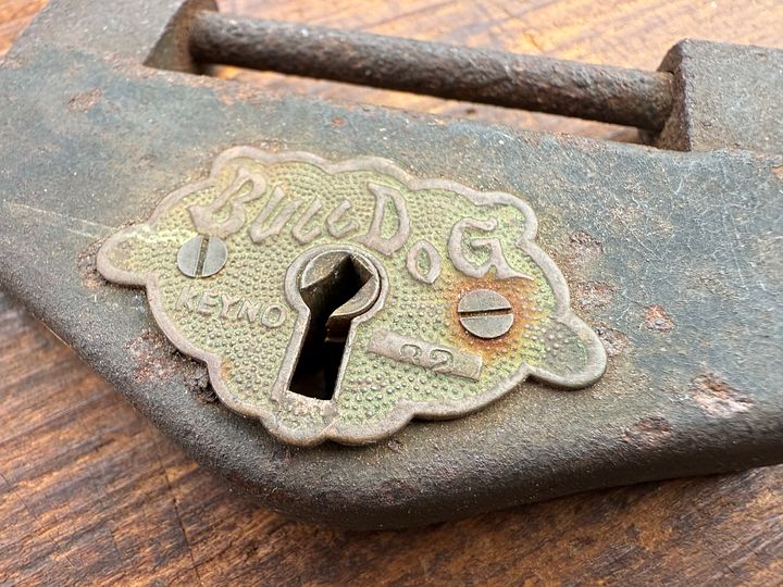 🎎 Antique Japanese Bulldog Padlock – Japan Antique Roadshow product image (2)