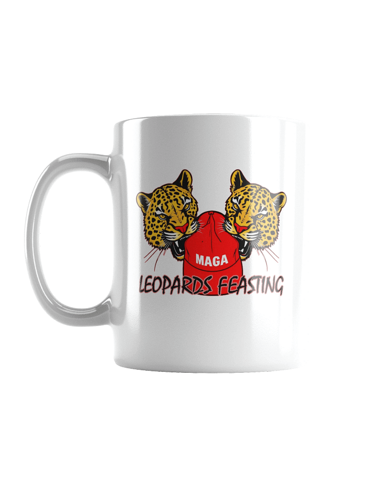 Leopards Feasting On MAGA - White Mug product image (1)