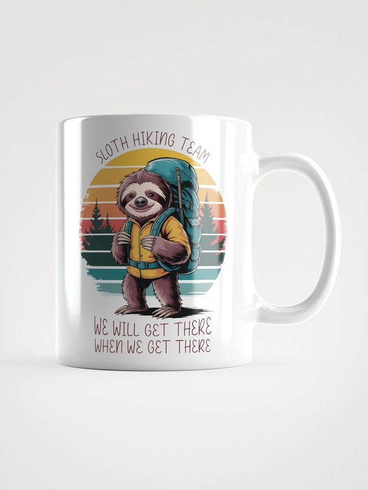 Sunset Sloth Hiking Adventure Mug product image (3)