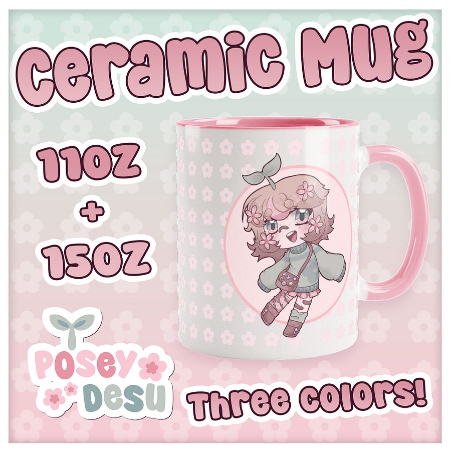PoseyDesu Ceramic Mug product image (1)