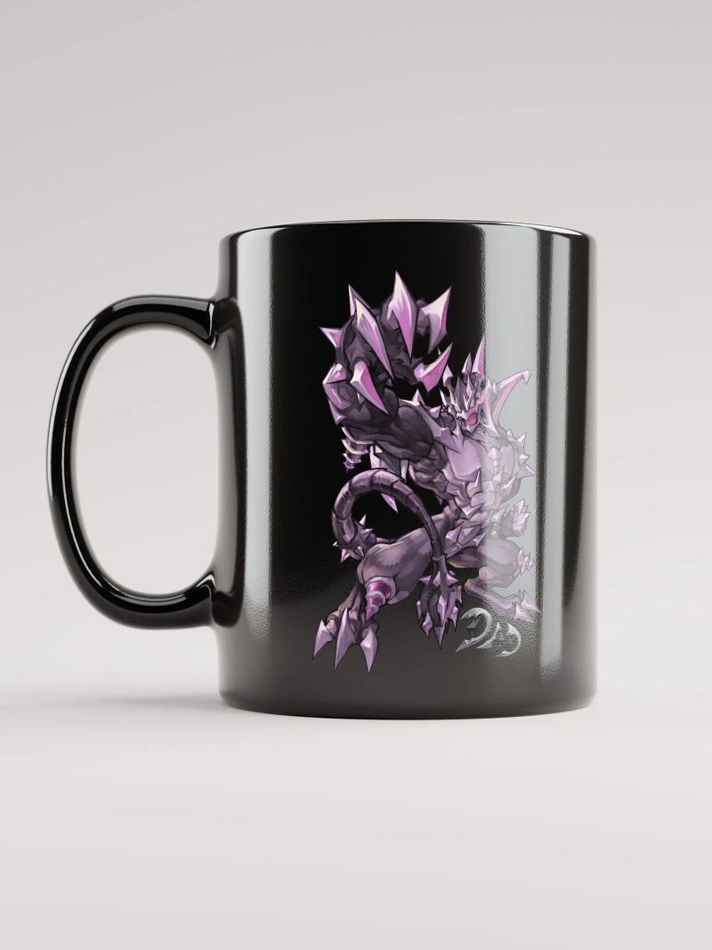 Purple Metal Dragon Mug