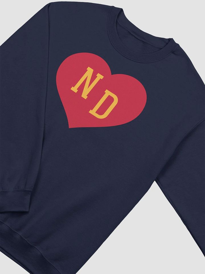 ND Heart Red Sweatshirt product image (2)