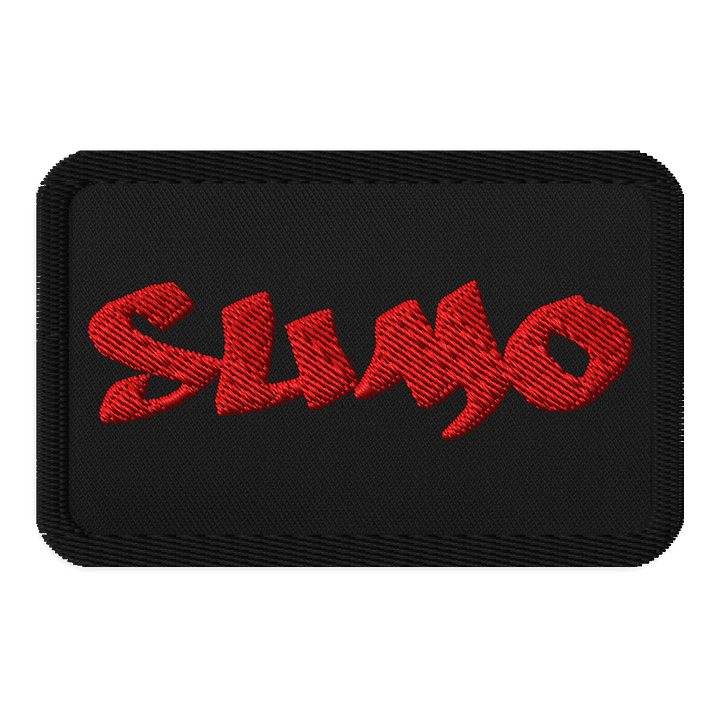 Bold Red 'SUMO' Embroidered Patch product image (1)