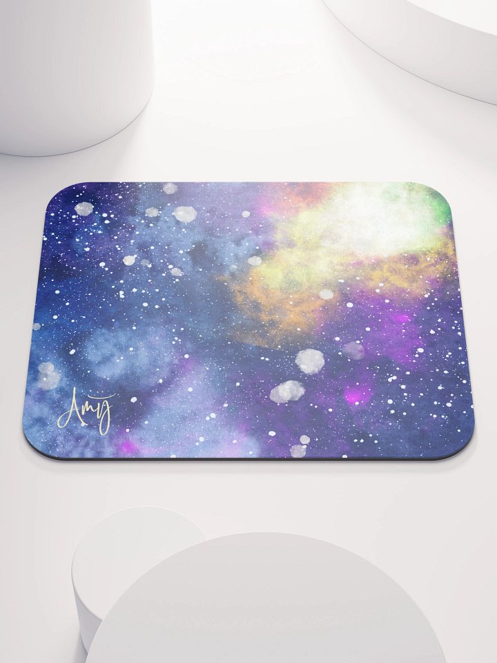 Watercolor Galaxy Classic Mousepad product image (1)