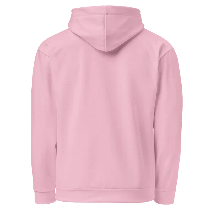 Plain Light Pink Soft Summer Unisex Recycled Polyester Heavyweight Premium Hoodie by Treasure Pie product image (2)
