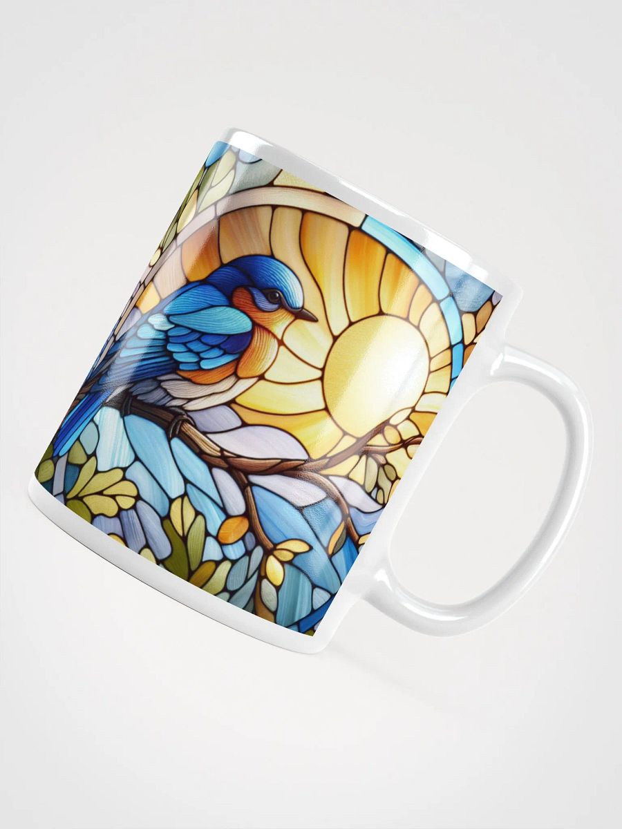 Stained Glass Bluebird Mug For Bird Lovers product image (4)