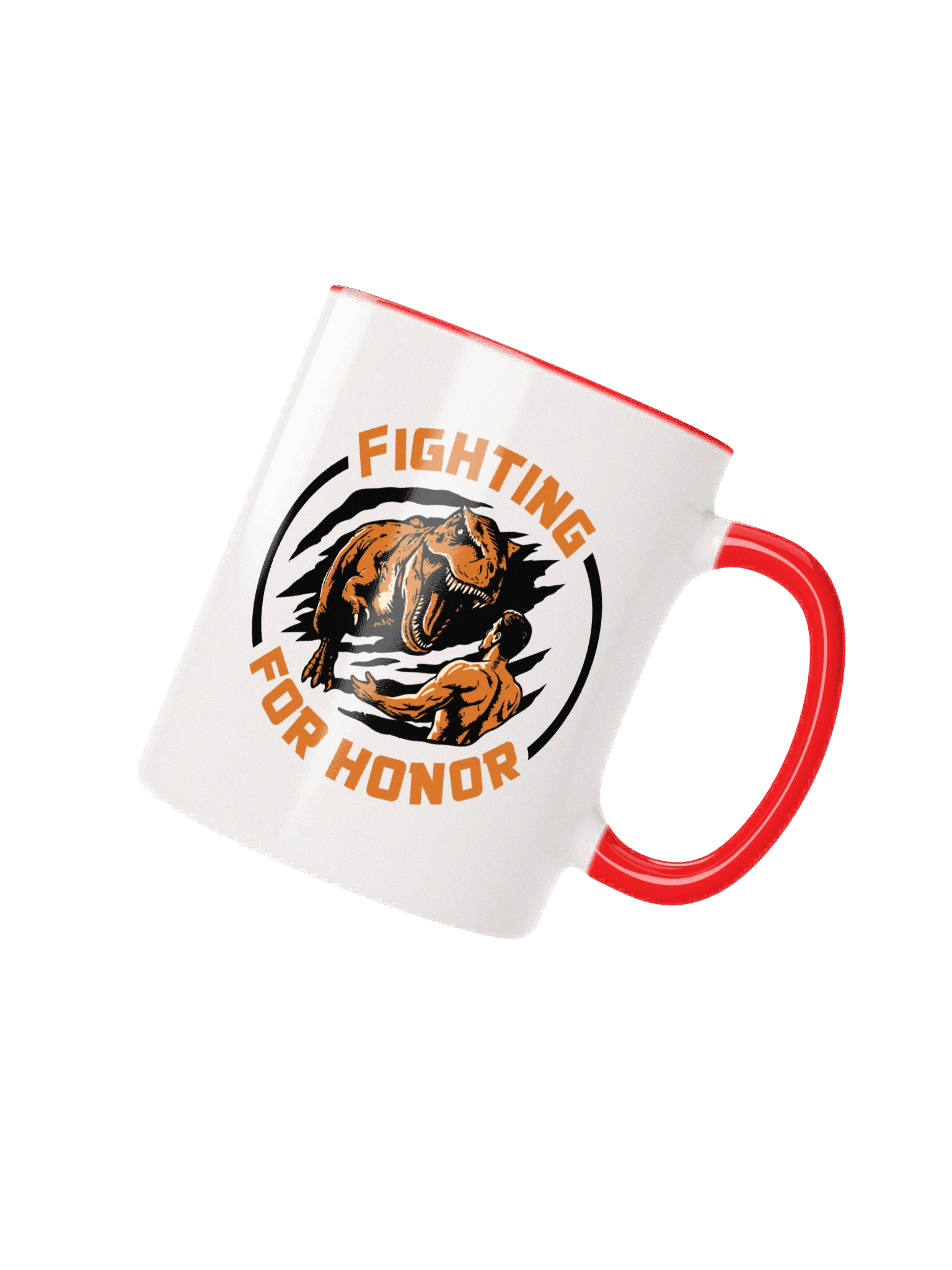 Fighting For Honor Ceramic Mug with Color Inside product image (2)