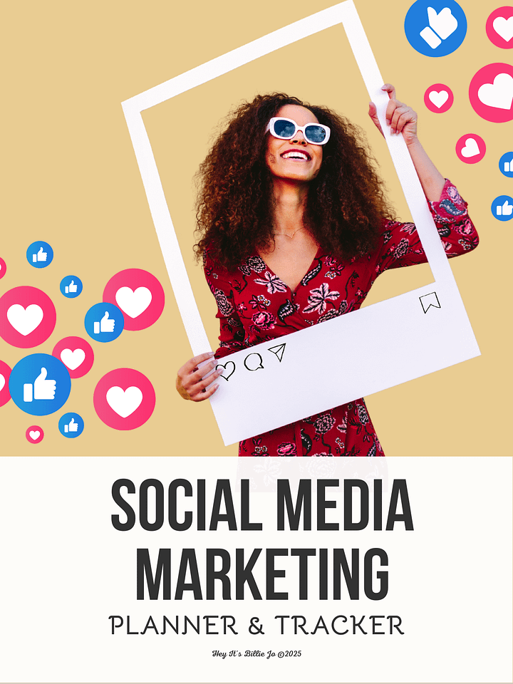 [Billie Jo's Shop] Social Media Marketing Planner product image (2)