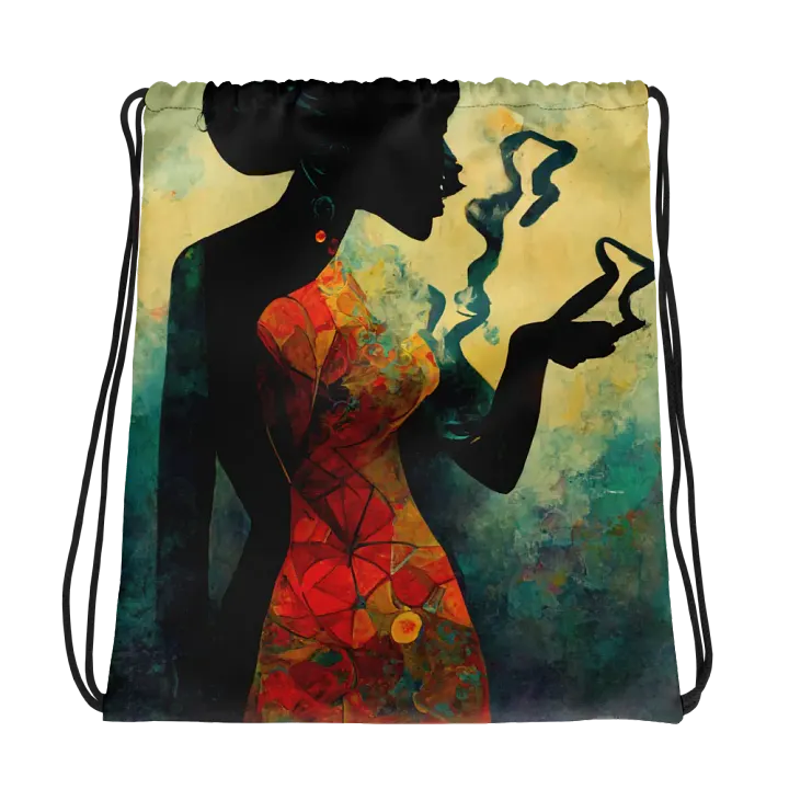 Vapor Dreams Drawstring Backpack product image (1)