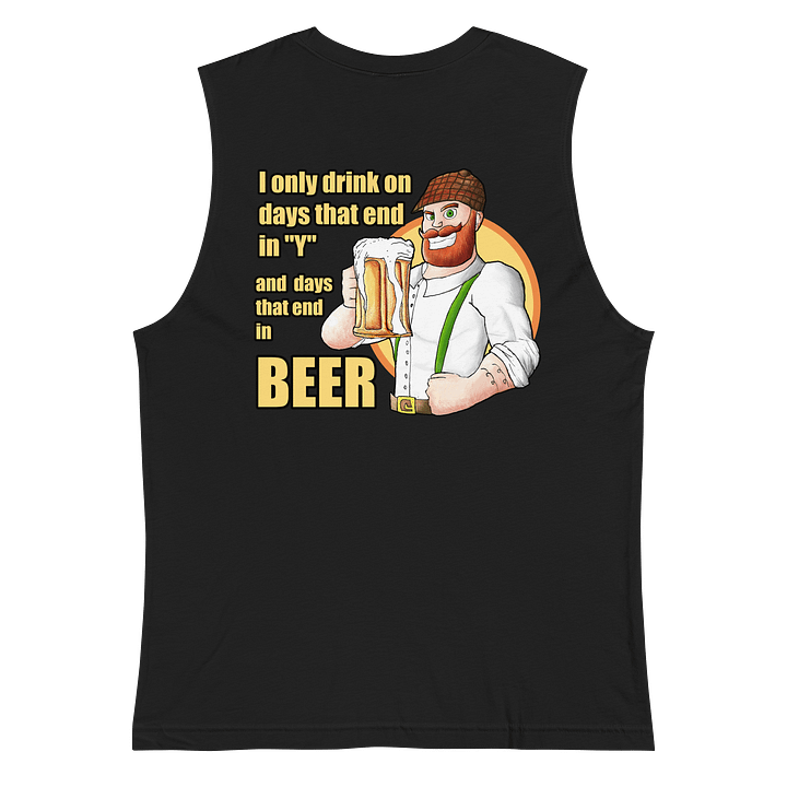 Beer Lad 1 muscle tank back product image (2)