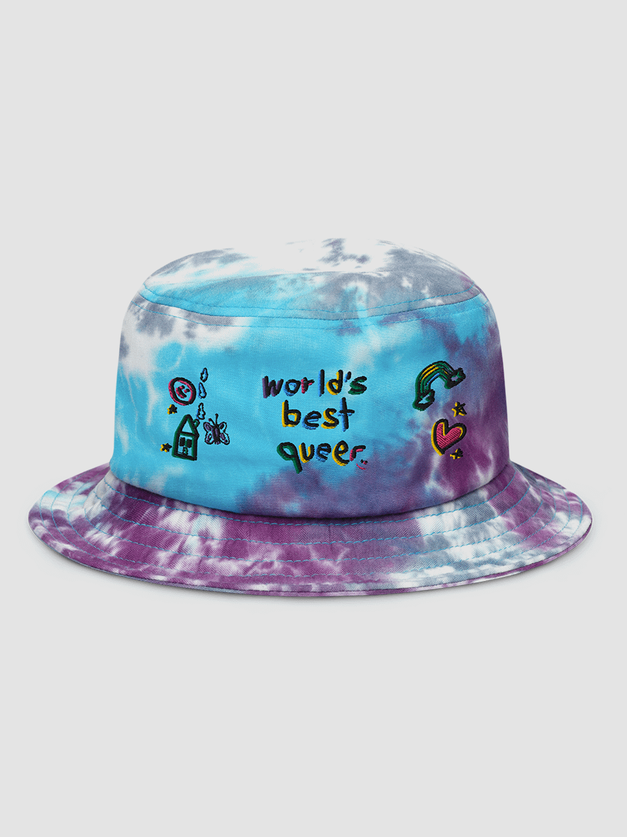 WORLDS BEST QUEER BUCKET HAT product image (1)