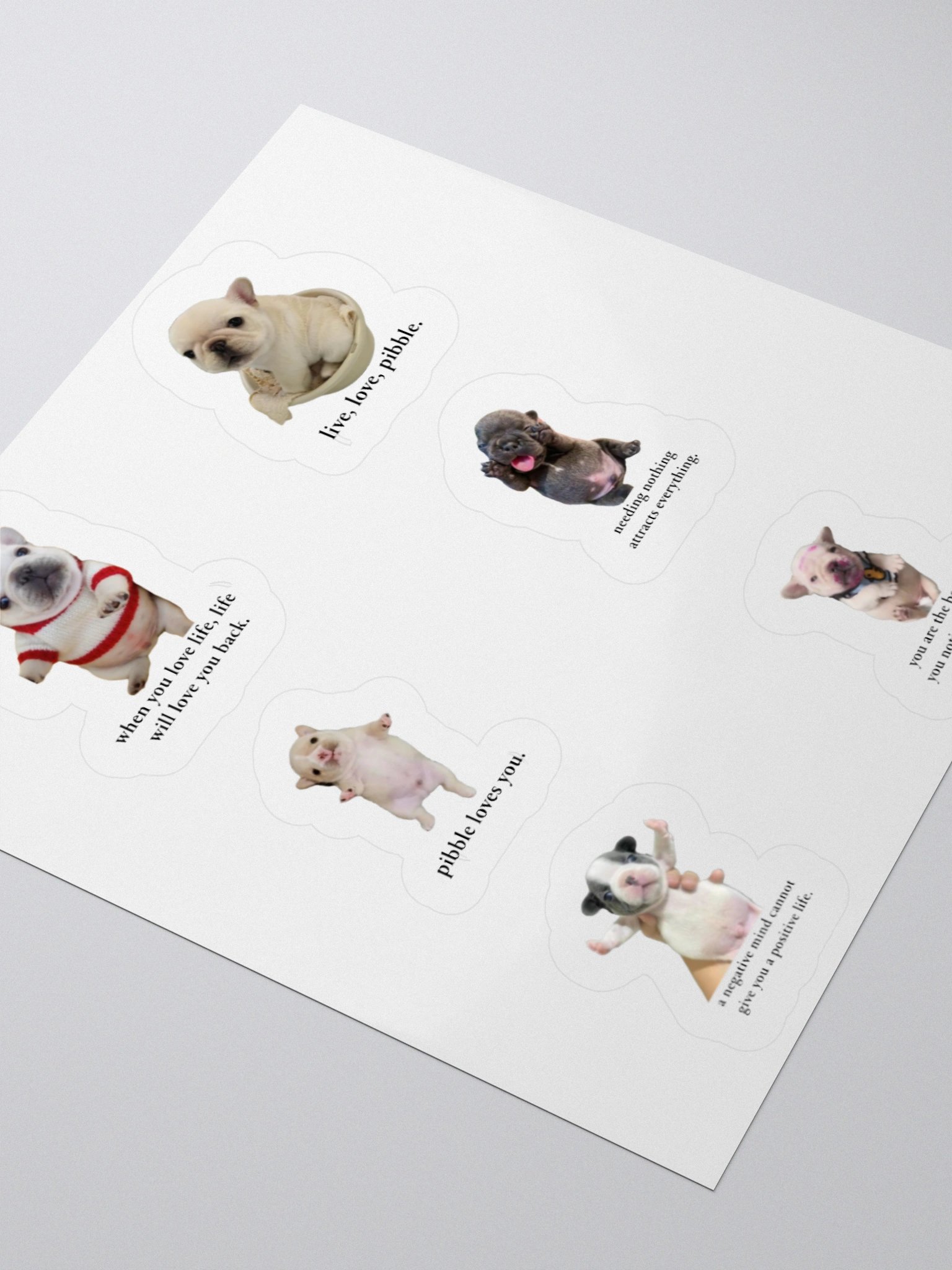 pibble love stickers ("3 x "3) product image (3)
