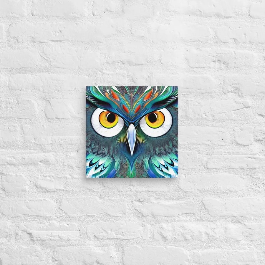 Fantasy Fractal Owl Art - v1 product image (12)