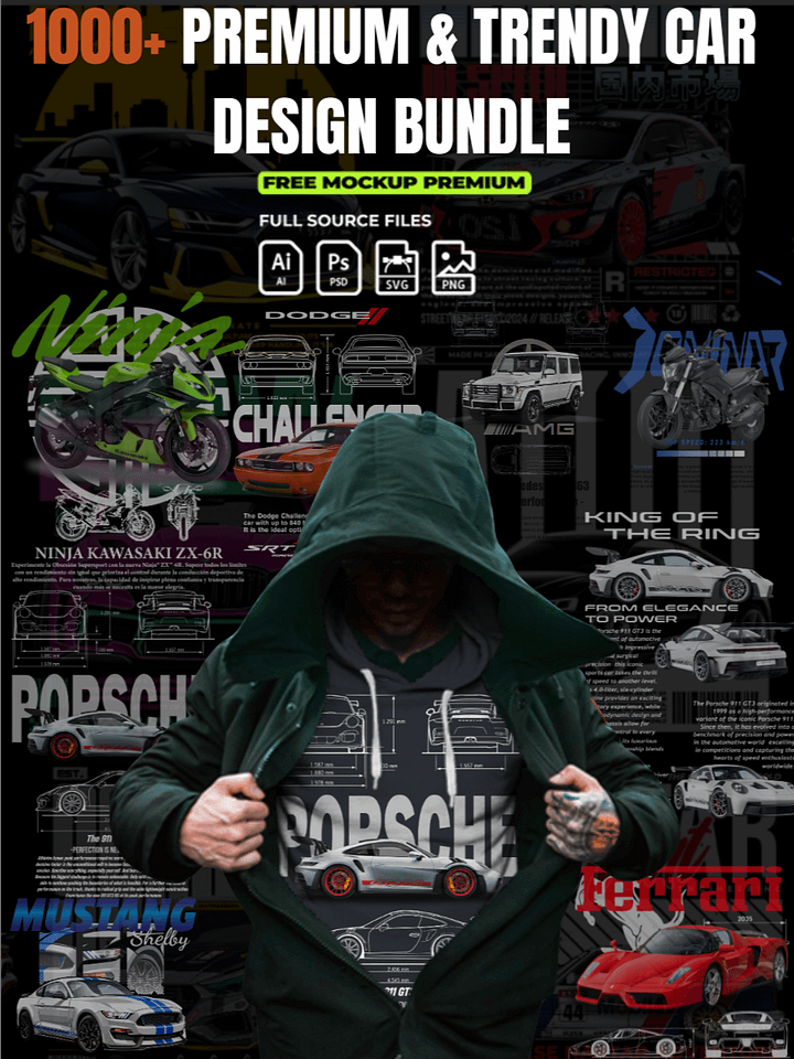1000+ Premium & Trendy Car Editable product image (1)