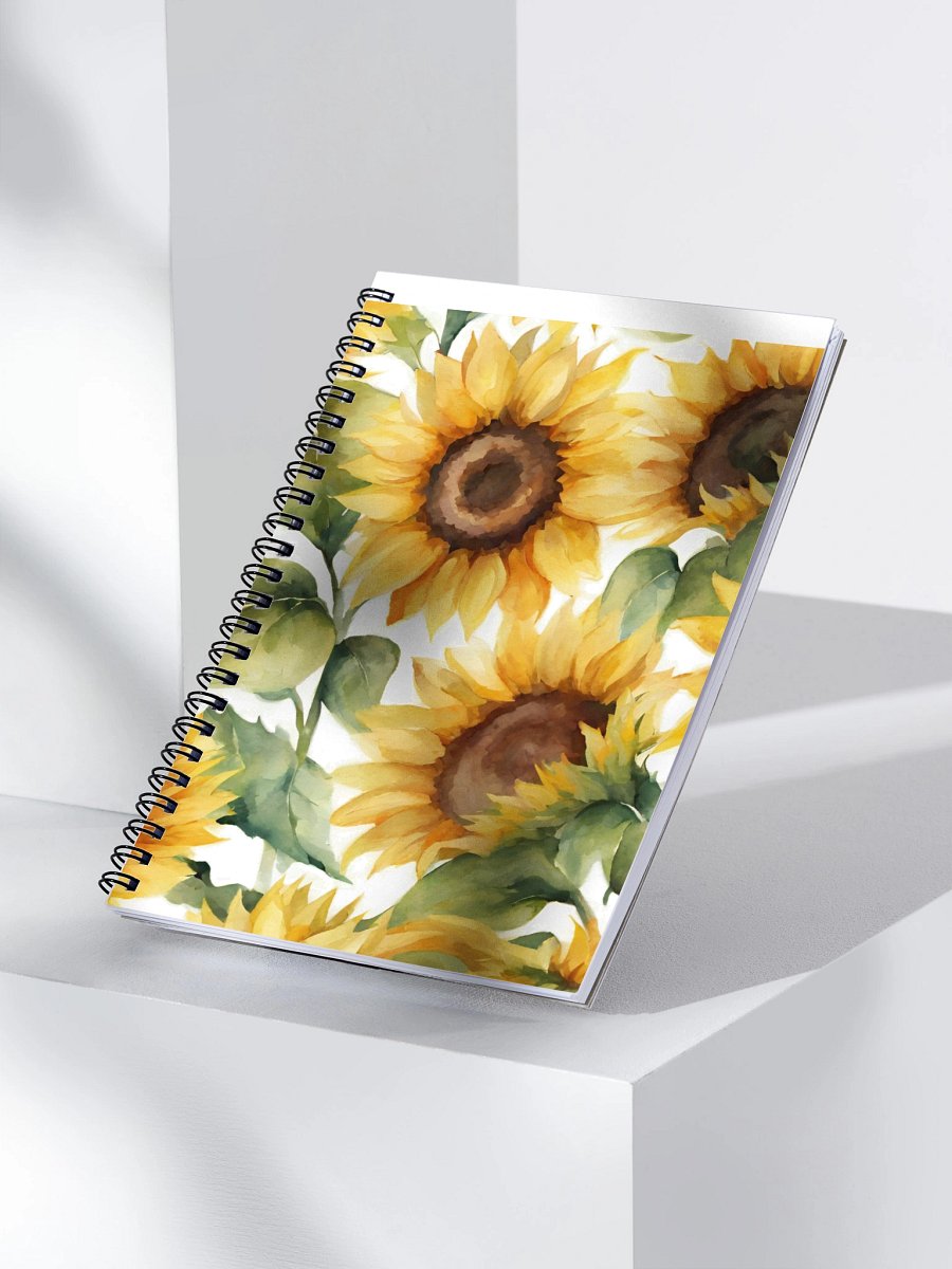 Sunflower Serenade Spiral Notebook product image (3)