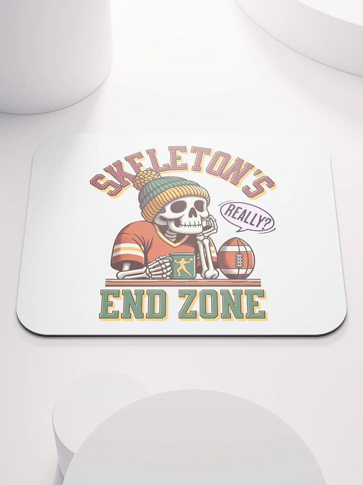 Skeletons End Zone Football Mouse Pad product image (2)