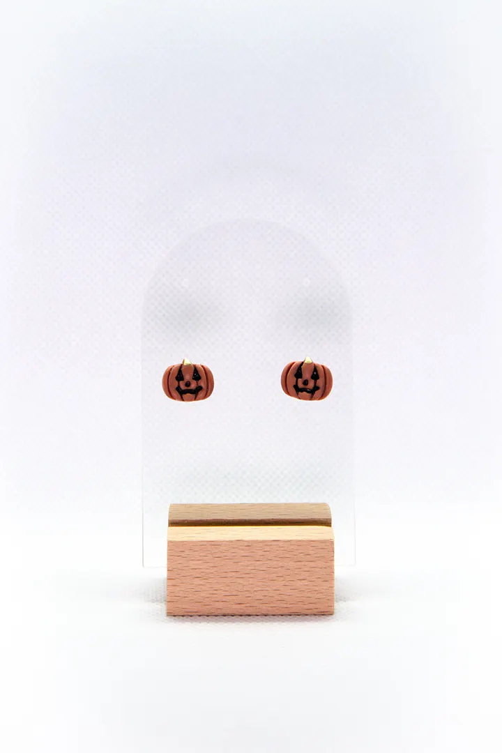 Jack'o'lantern Studs product image (2)