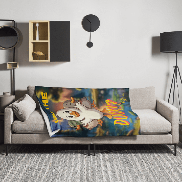 What the duck? Throw blanket product image (1)