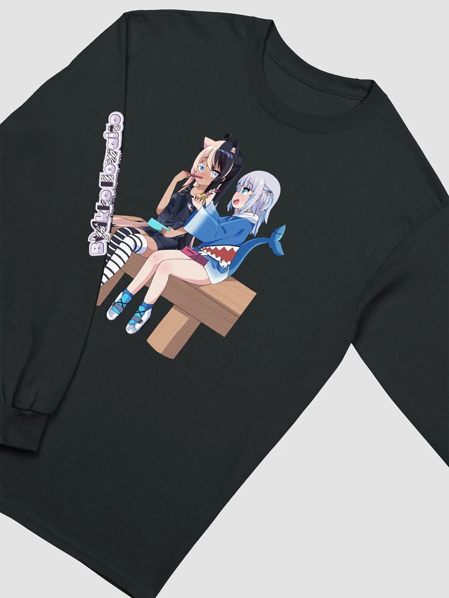 Cotton Long Sleeve T-Shirt (Unisex) - Byakko x Gura Edition product image (35)