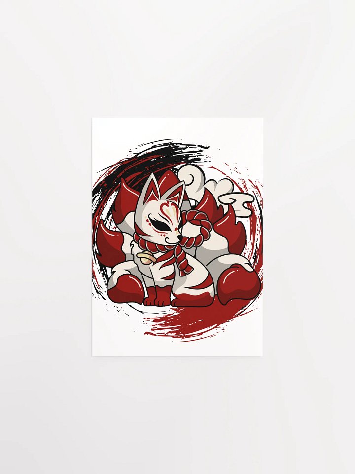 Poster BlooD Kitsune avec contour logo product image (1)
