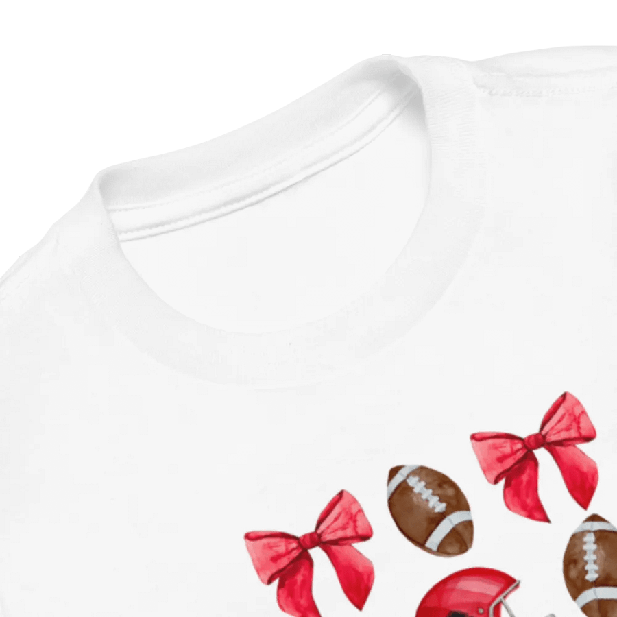 Toddler Girls Lions Football T-Shirt (Homemade) product image (3)