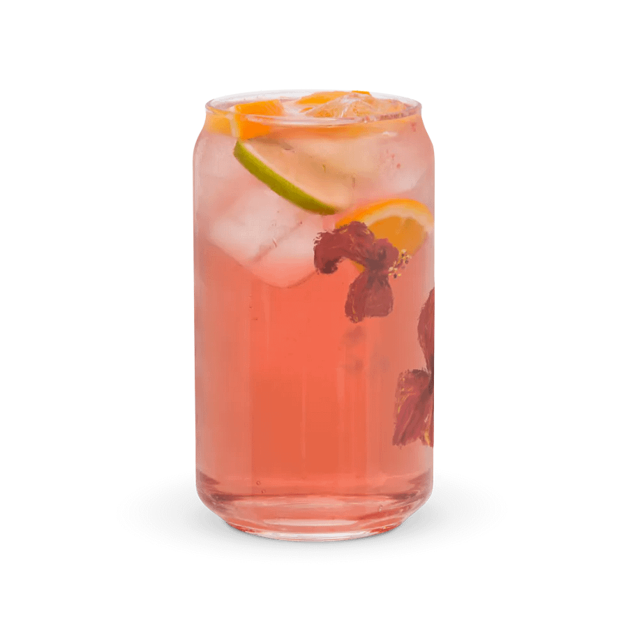 Can Shaped Glass con Flores product image (10)