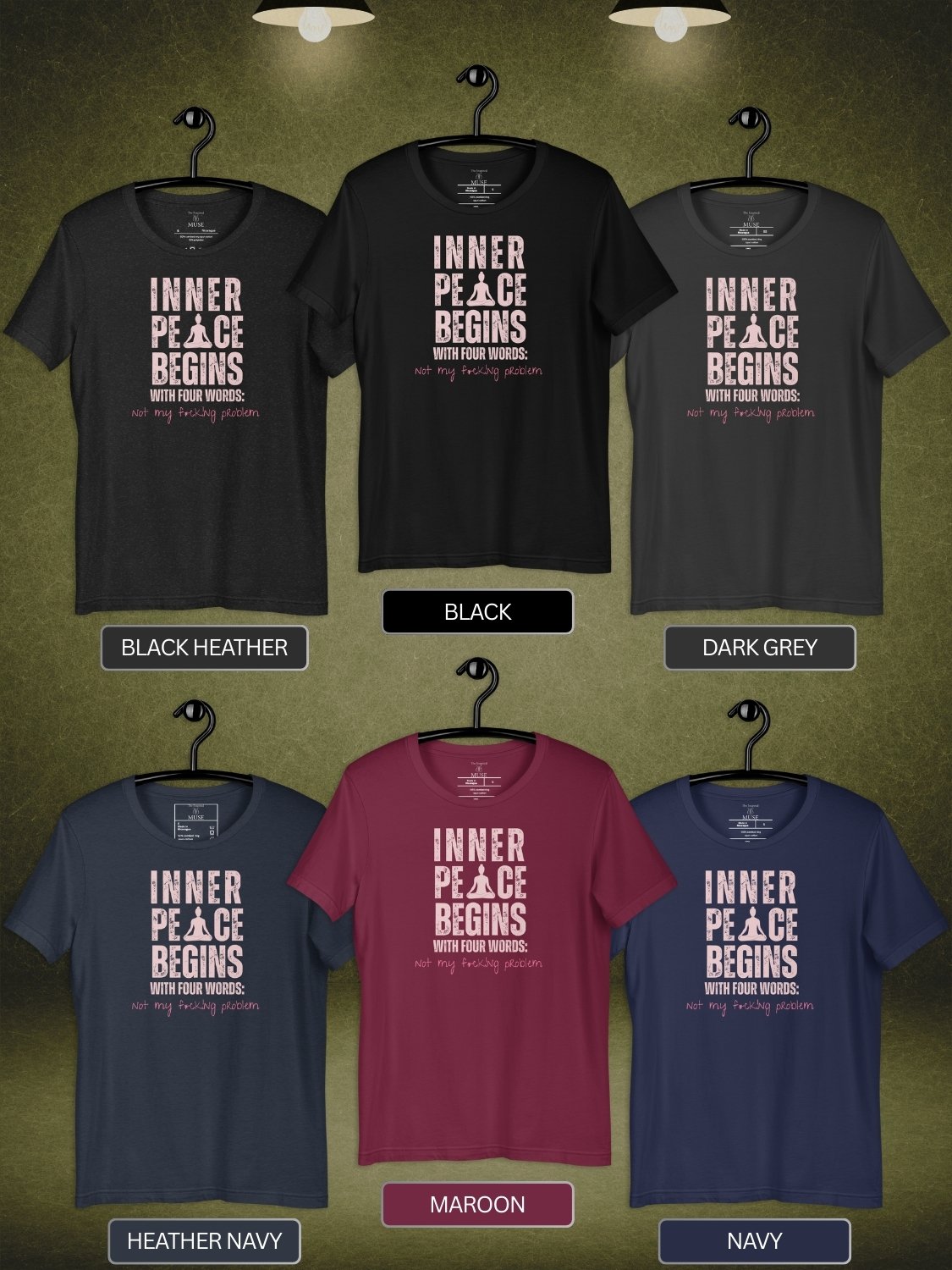 Path to Inner Peace T-Shirt (dark colors) product image (2)