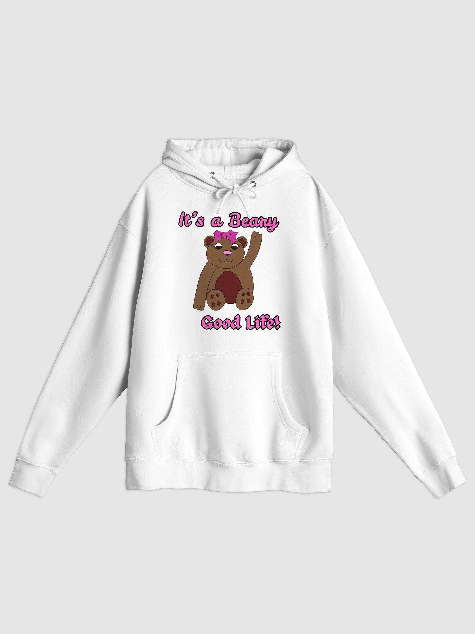 "It's a Beary Good Life!" Hoodie with Cartoon Character for Women product image (3)